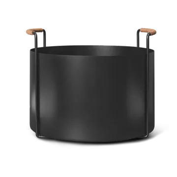 Port vedkorg, 42x40x32,4 cm - Black - Ferm Living