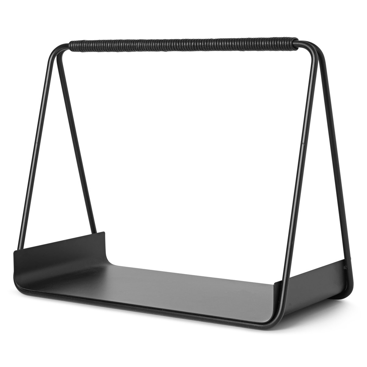 Ferm Living Port vedkorg Svart | Skandinavisk Design | Förvaringskorgar | Svart