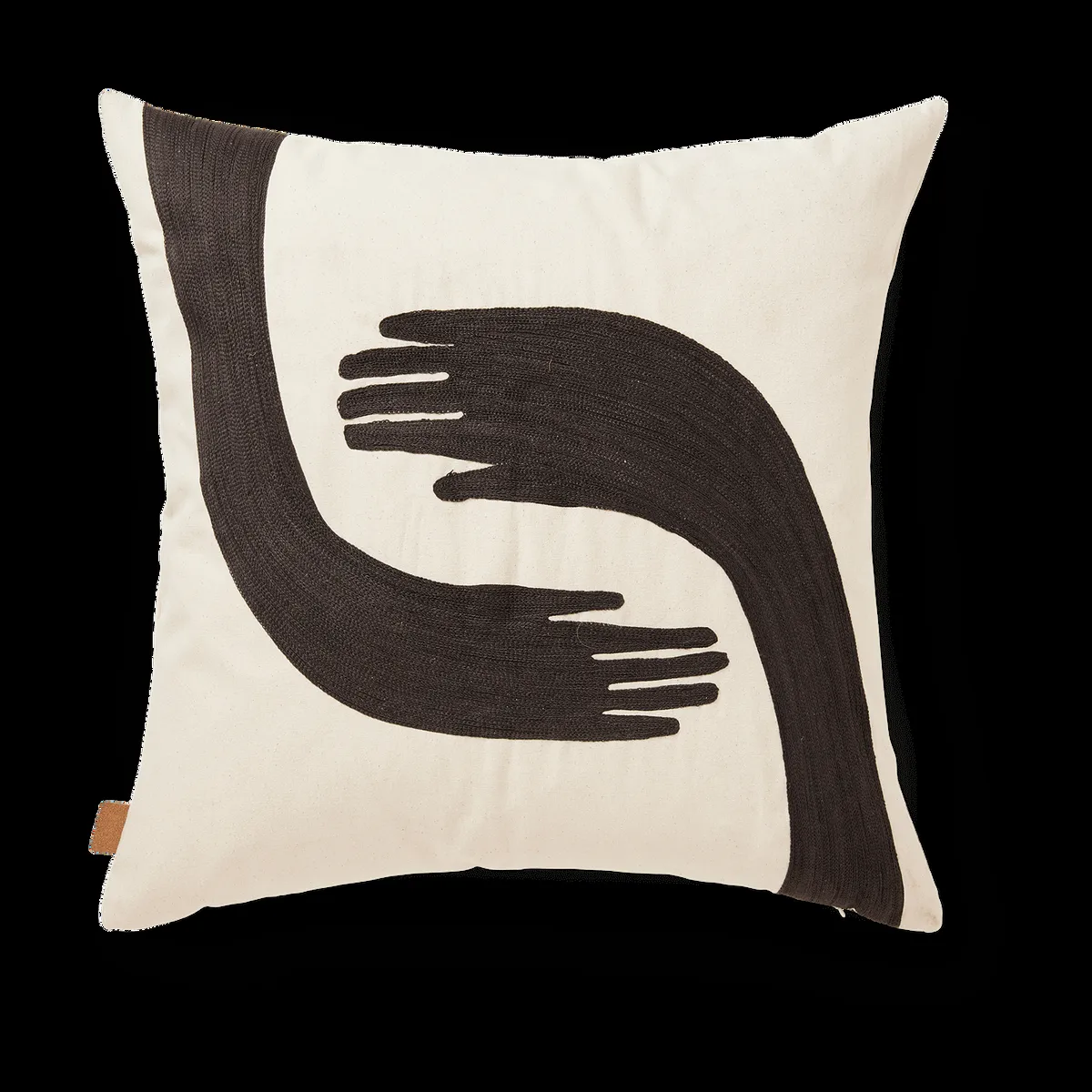 ferm LIVING Pose kuddfodral 50x50 cm Coffee-undyed