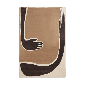 Pose matta - Coffee-off white, 200x300 cm - Ferm Living