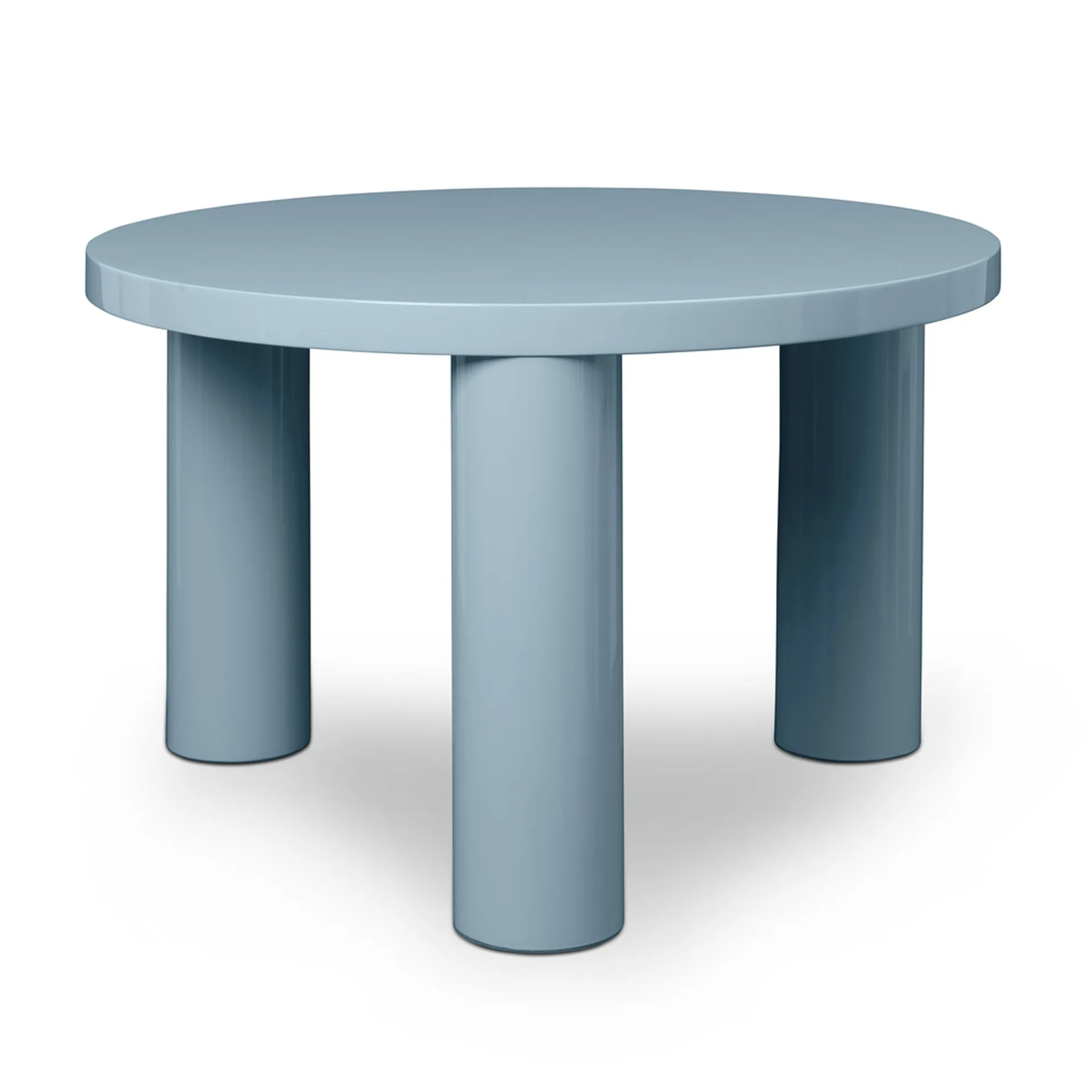 Post soffbord small Ø65 cm, Ice Blue Ferm Living