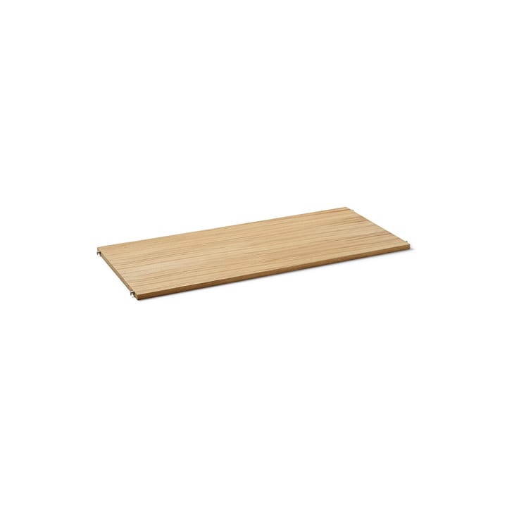 Punctual hylla 90 cm - oak oiled, light grey - Ferm LIVING