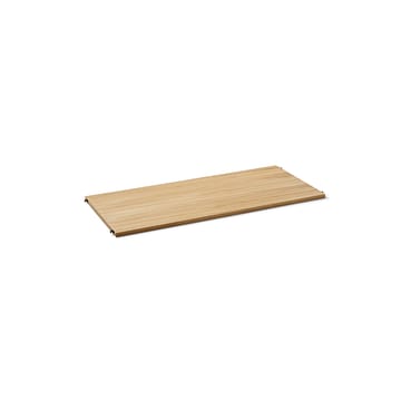 Punctual Perforated hylla 90 cm - oak oiled, anthracite - Ferm Living