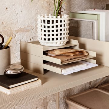 Punctual Perforated hylla 90 cm - smoked oak, anthracite - Ferm Living