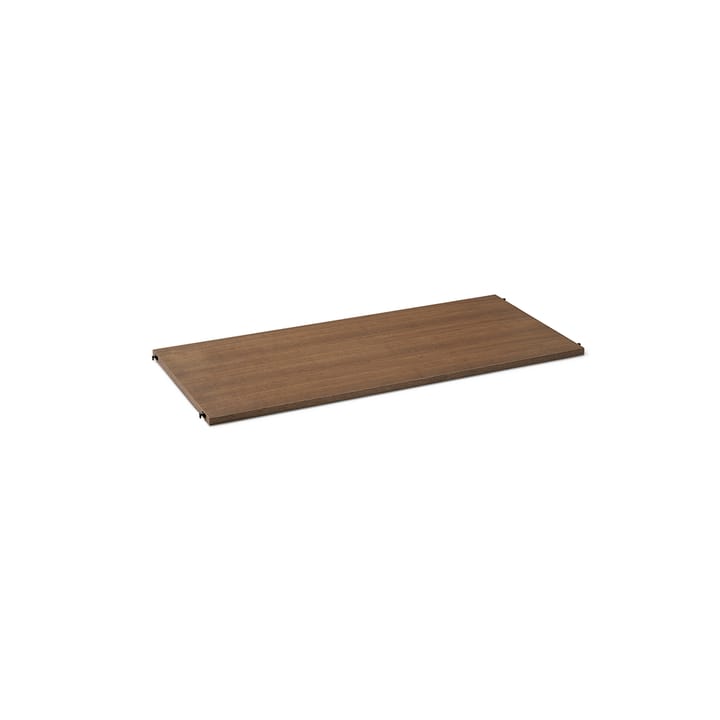 Punctual Perforated hylla 90 cm, smoked oak, anthracite Ferm Living