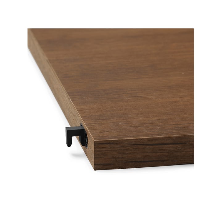Punctual Perforated hylla 90 cm, smoked oak, anthracite Ferm Living