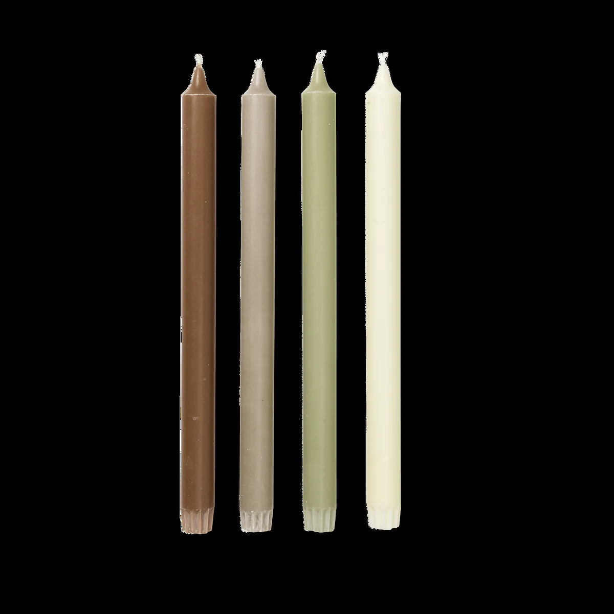 ferm LIVING Pure candles 4-pack Botanic blend