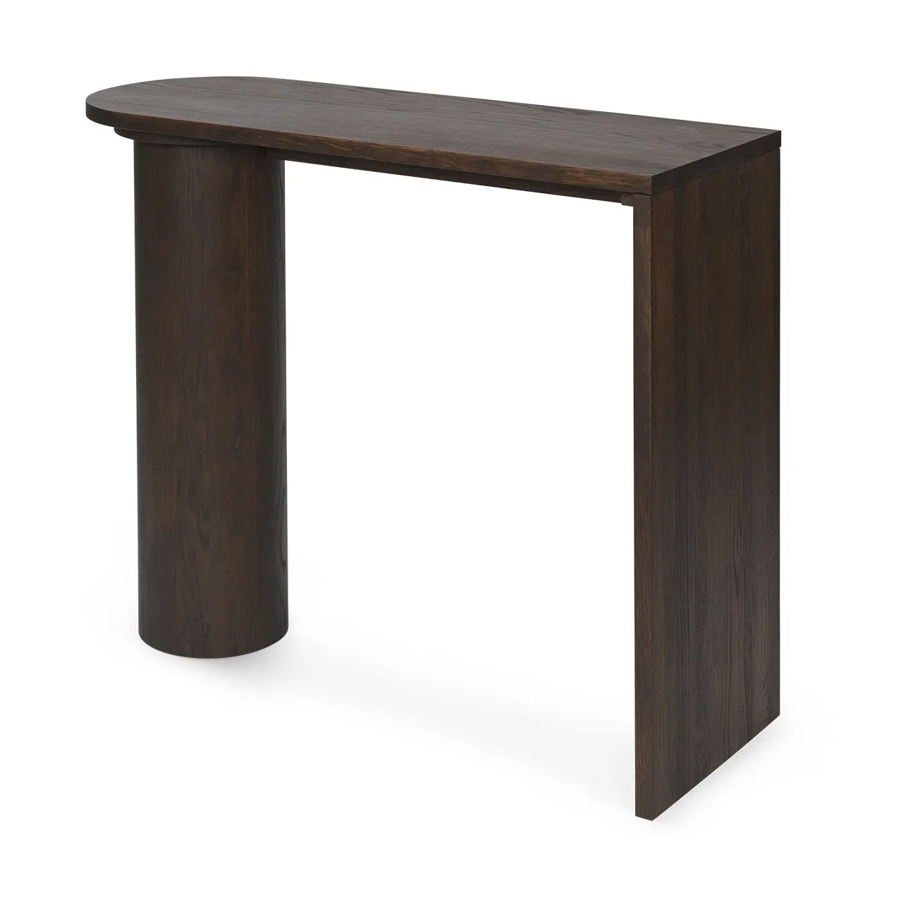 Pylo Console Table sidobord 85x36x100 cm, Dark Stained Oak Ferm Living