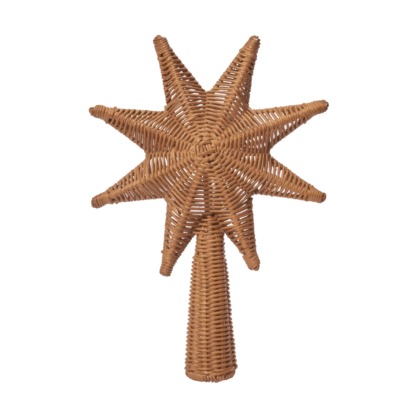 Rattan christmas tree top star julgransstjärna, Natural, 29,5 cm Ferm Living