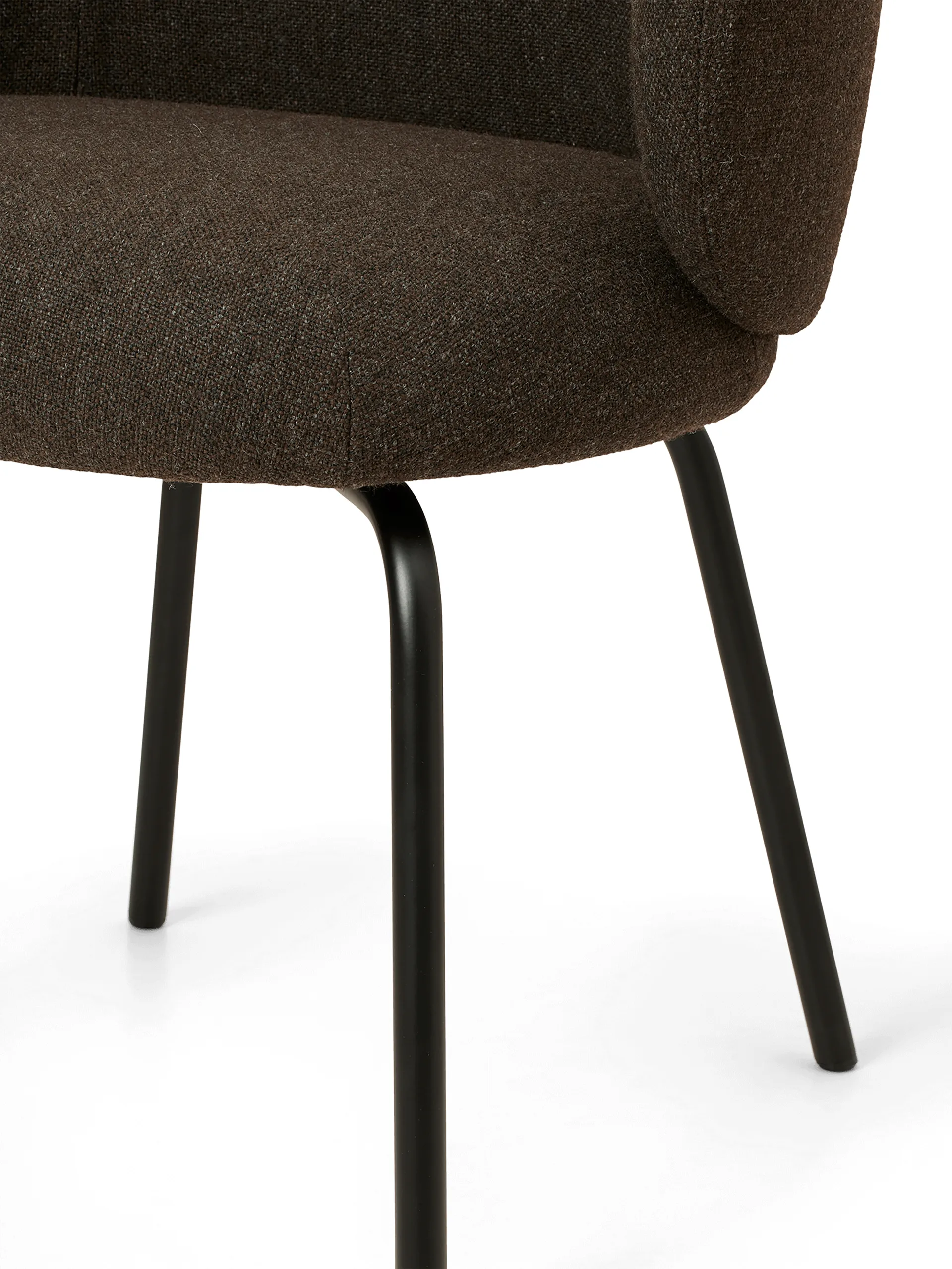Rico dining chair hallingdal, Dark grey brown-black Ferm Living