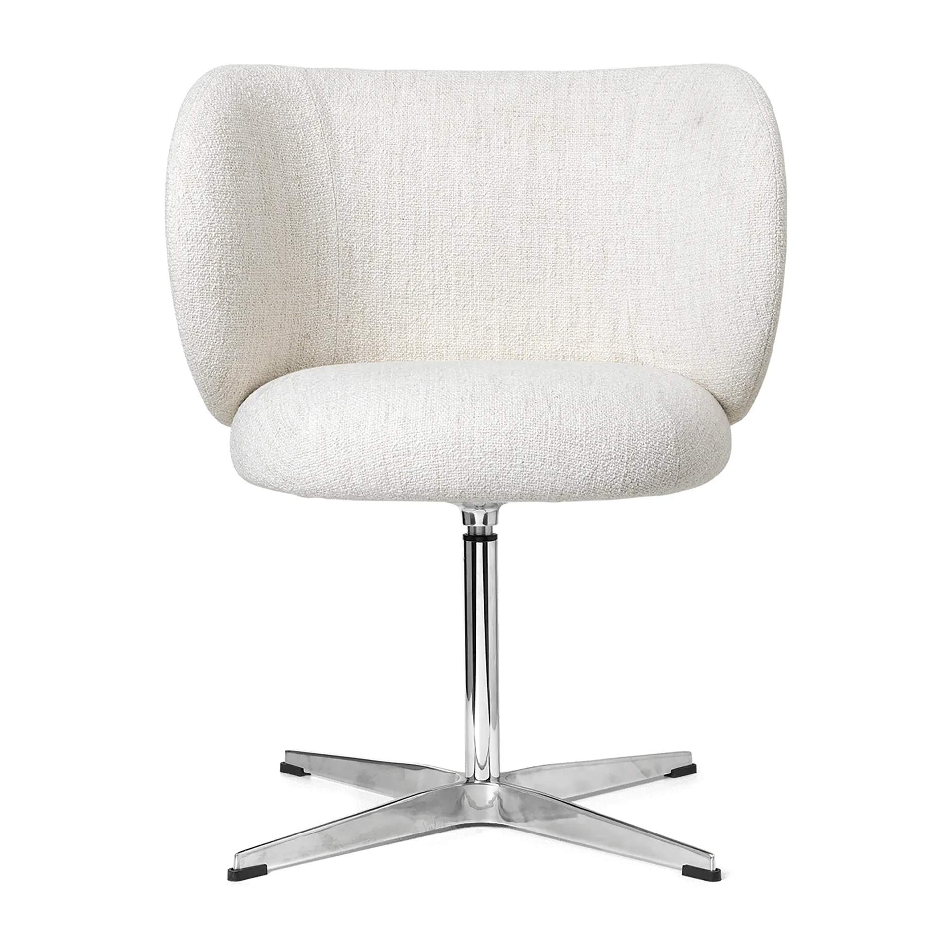Rico dining chair swivel bouclé, Off-white Ferm Living