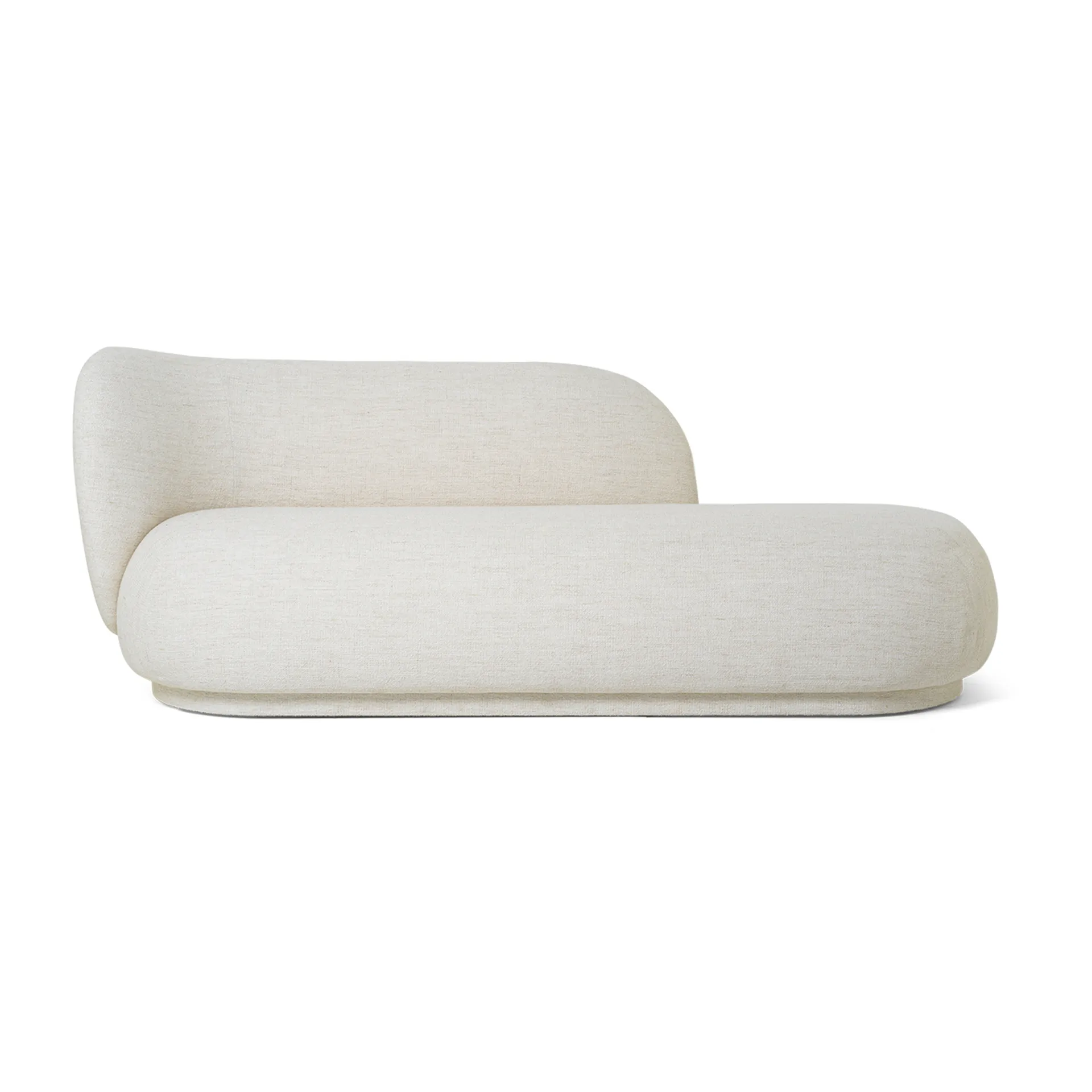 Rico divan bouclé vänster, Offwhite Ferm Living