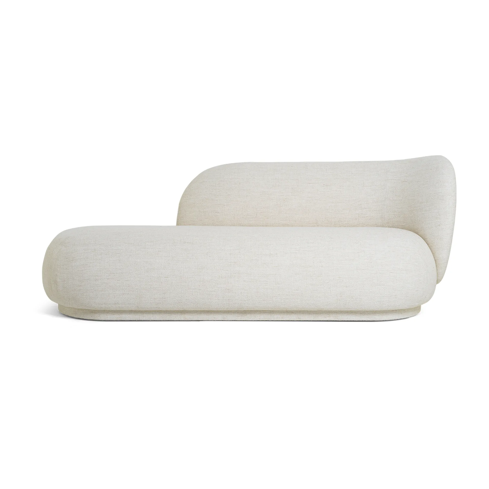 Rico divan schäslong bouclé höger, Offwhite Ferm Living