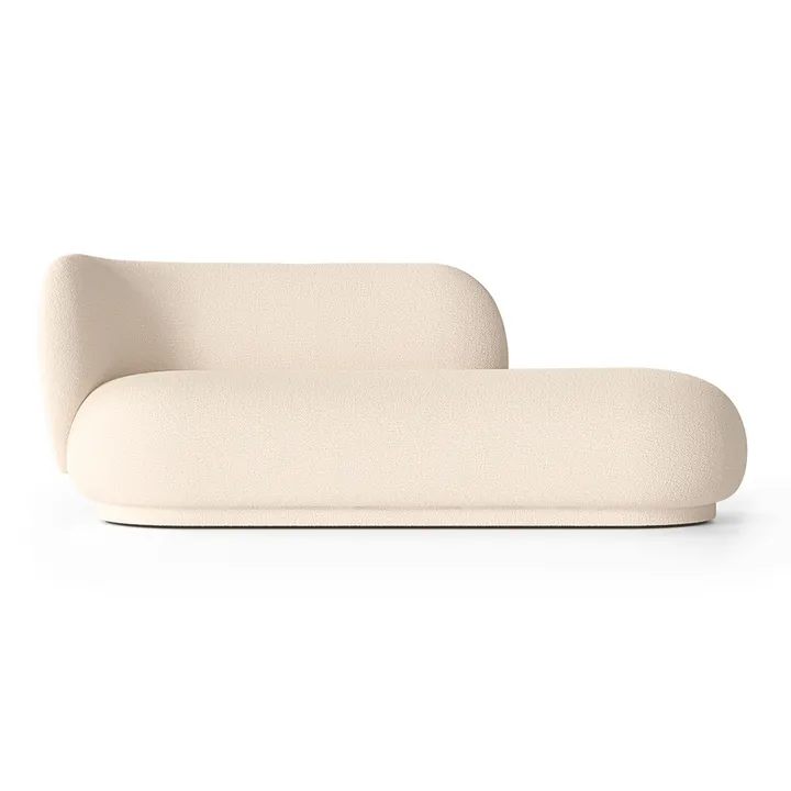 Rico divan schäslong bouclé vänster - Wool offwhite - Ferm Living
