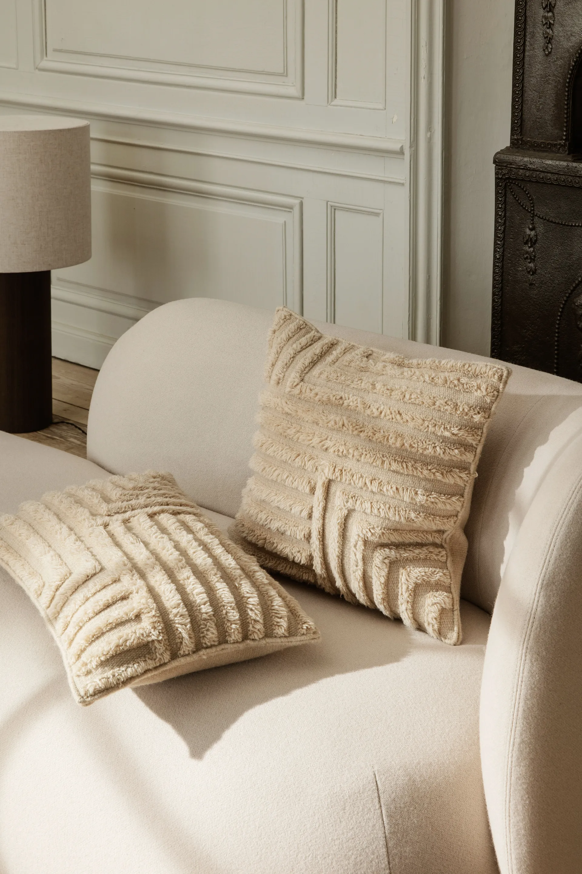 Rico divan schäslong höger, Brushed offwhite Ferm Living