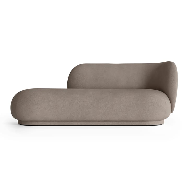Rico divan vänster - Brushed warm grey - Ferm LIVING