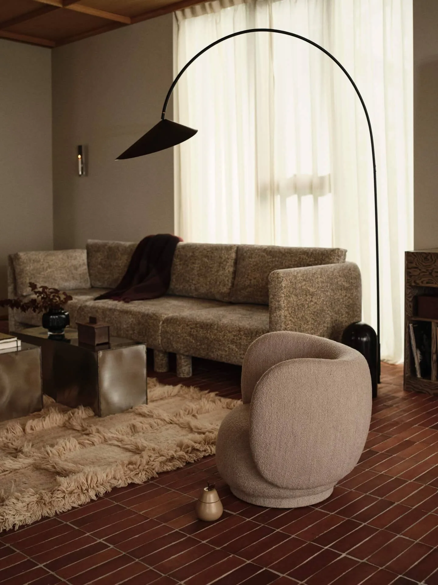 Rico kids lounge chair fåtölj, Natural Ferm Living