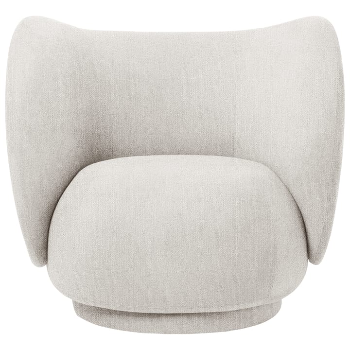 Rico lounge chair bouclé - Off-white - ferm LIVING