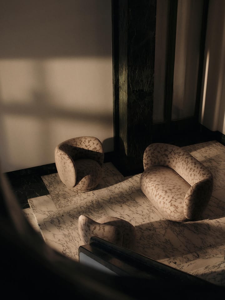 Rico lounge chair fåtölj, Cilla-Taupe Ferm Living