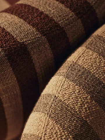 Rico lounge chair piccolo fåtölj - Louisiana, Sand-chocolate - Ferm Living