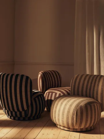 Rico lounge chair piccolo fåtölj - Louisiana, Sand-off-white - Ferm Living