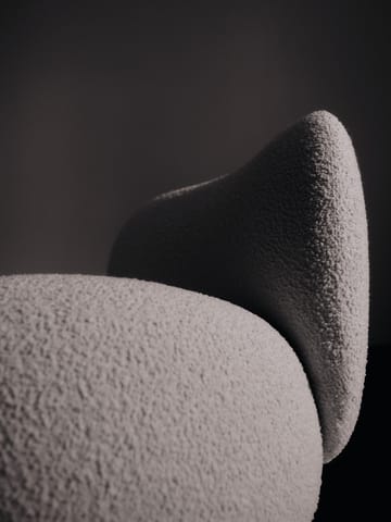 Rico lounge chair piccolo fåtölj - Nordic Bouclé-Off-white - Ferm Living