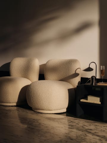 Rico lounge chair piccolo fåtölj - Nordic Bouclé-Off-white - Ferm Living