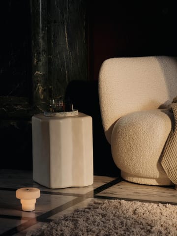 Rico lounge chair piccolo fåtölj - Nordic Bouclé-Off-white - Ferm Living