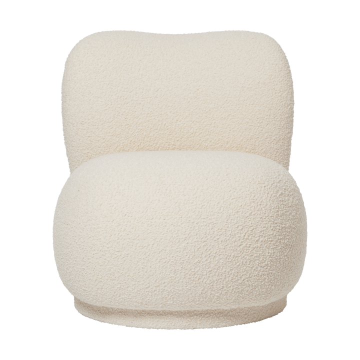 Rico lounge chair piccolo fåtölj swivel - Nordic Bouclé-Off-white - Ferm Living