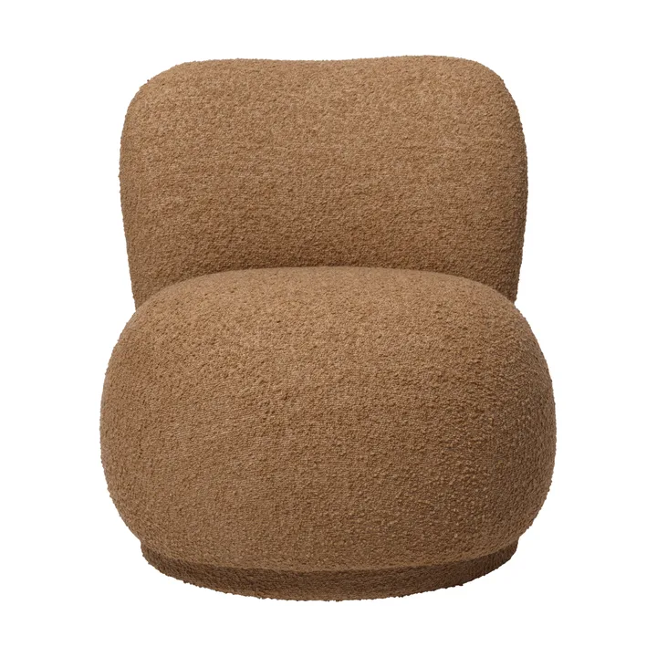 Rico lounge chair raw bouclé piccolo fåtölj - Tan - Ferm Living