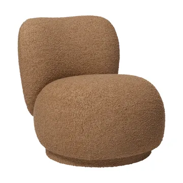 Rico lounge chair raw bouclé piccolo fåtölj - Tan - Ferm Living
