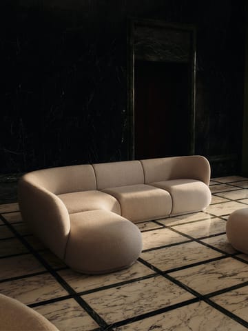 Rico open soffmodul L - Soft bouclé-natural - Ferm Living