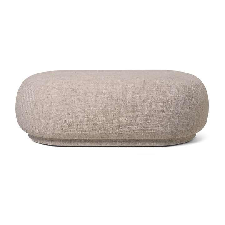 Rico ottoman - Bouclé sand - ferm LIVING