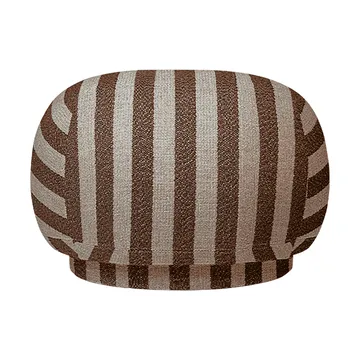 Rico pouf sittpuff - Louisiana, Sand-chocolate - Ferm Living