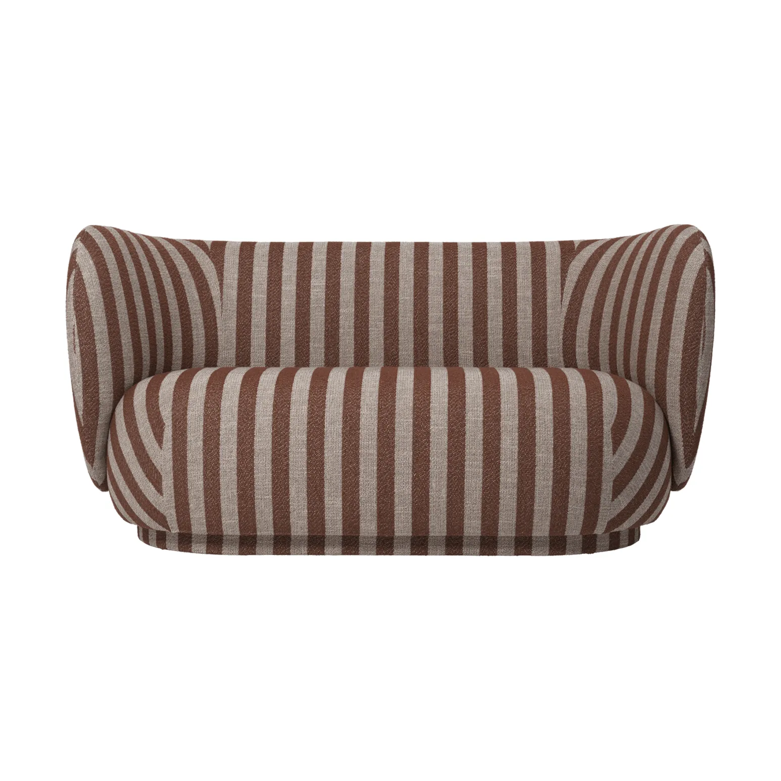 Rico soffa 2-sits, Louisiana, Sand-chocolate Ferm Living