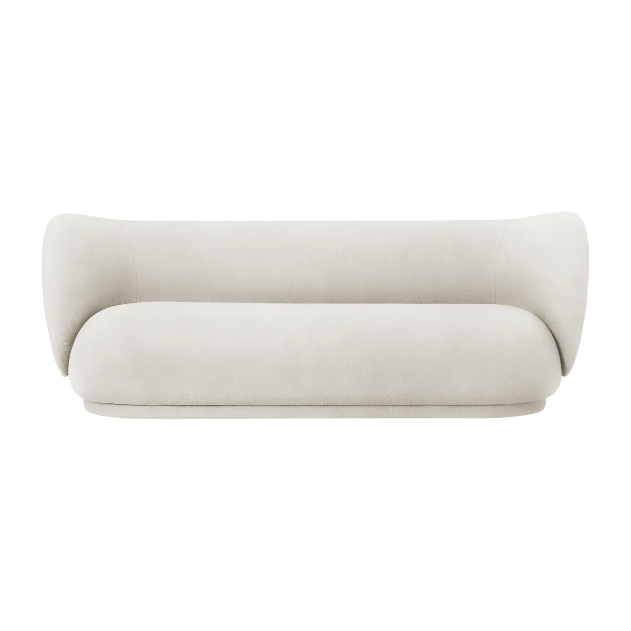 Ferm Living Rico soffa 3-sits Brushed offwhite | Skandinavisk Design | Soffor | Vit