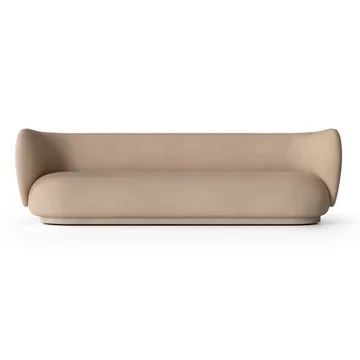 Rico soffa 4-sits - Brushed sand - Ferm Living