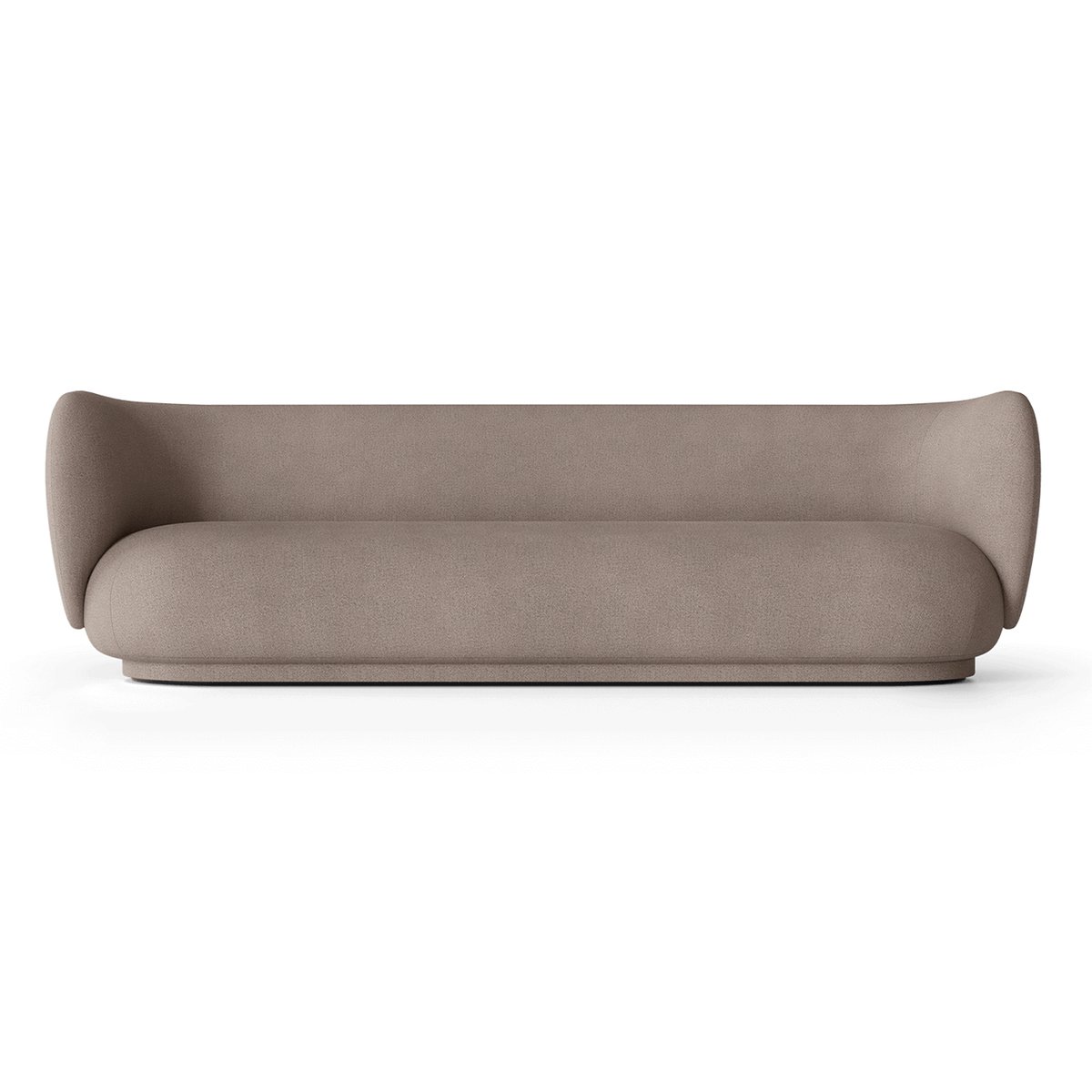 Ferm Living Rico soffa 4-sits Brushed warm grey | Skandinavisk Design | Soffor | Grå