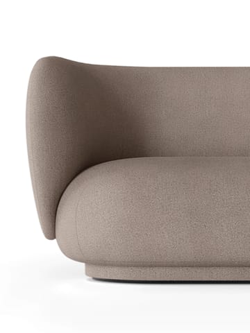 Rico soffa 4-sits - Brushed warm grey - Ferm Living