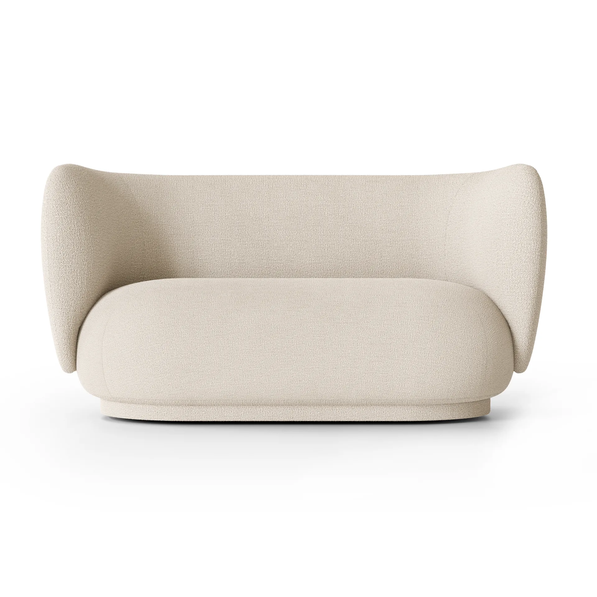 Rico soffa bouclé 2-sits, Wool bouclé offwhite Ferm Living