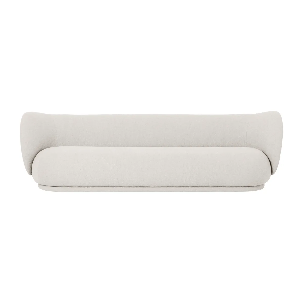 ferm LIVING Rico soffa bouclé 4-sits Bouclé offwhite