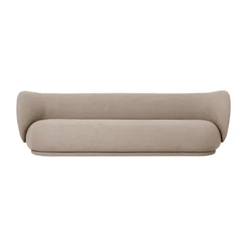Rico soffa bouclé 4-sits - Bouclé sand - Ferm Living