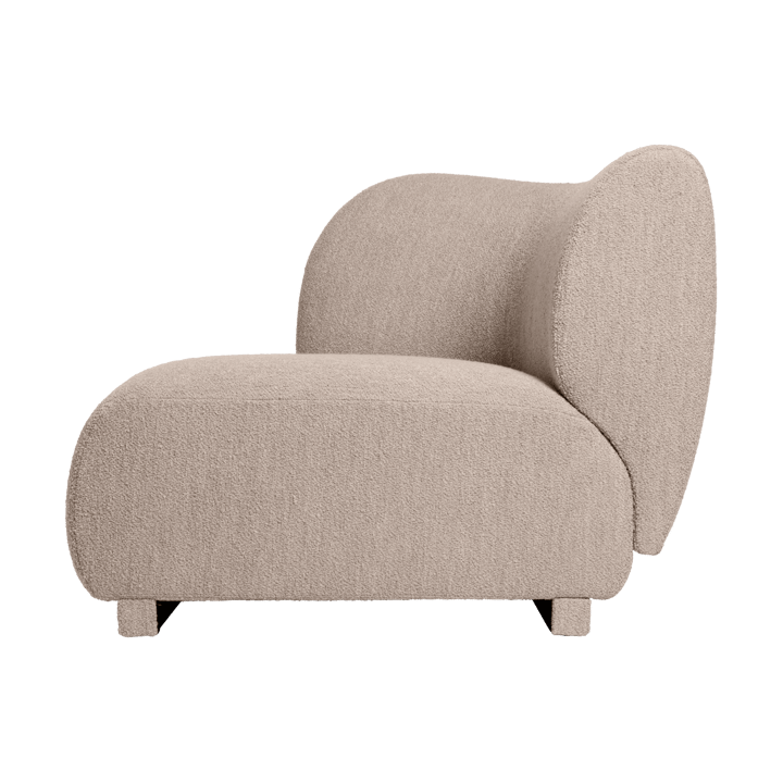 Rico soffmodul armrest L Soft Bouclé, Natural Ferm Living