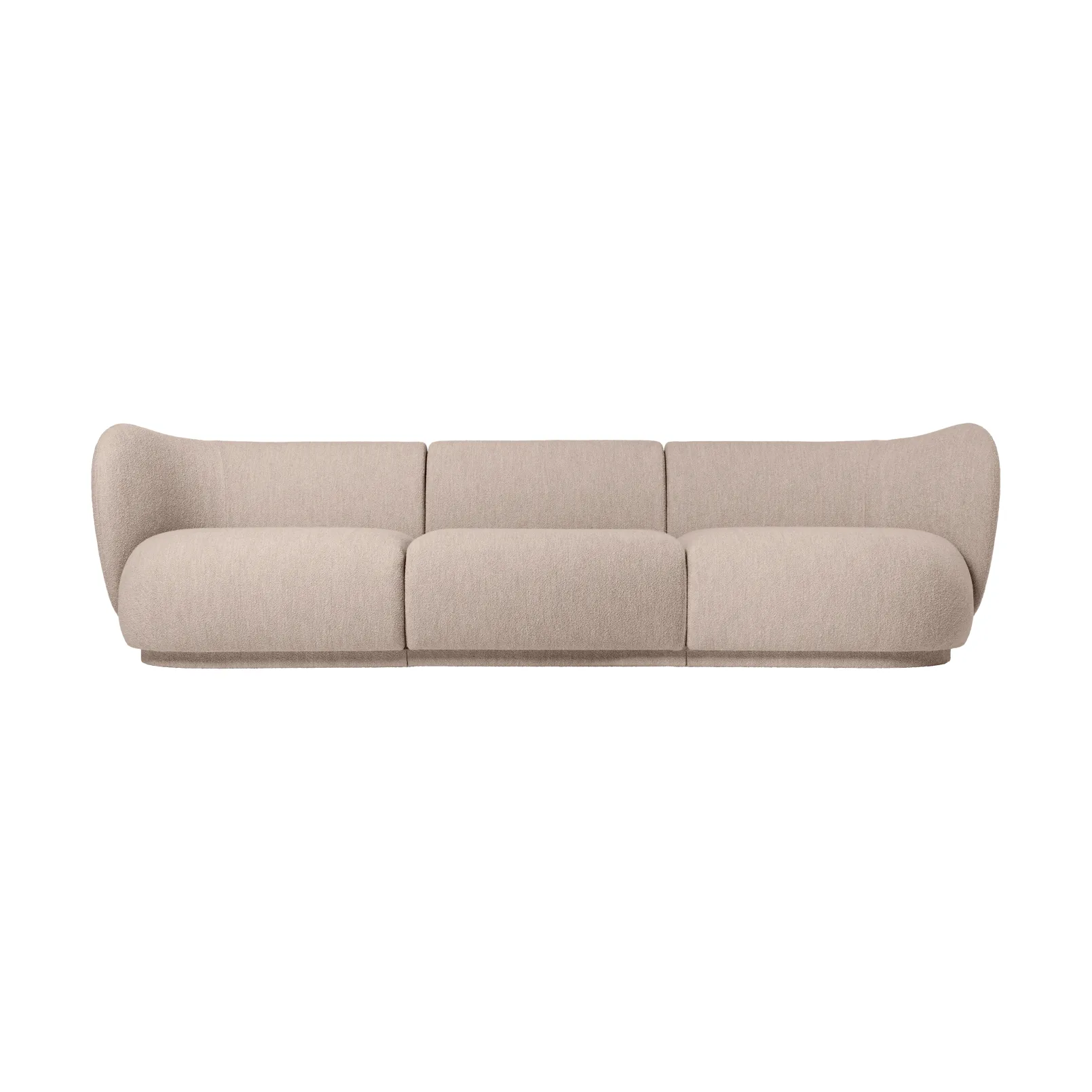 Rico soffmodul armrest L Soft Bouclé, Natural Ferm Living