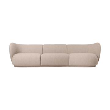 Rico soffmodul armrest L Soft Bouclé - Natural - Ferm Living