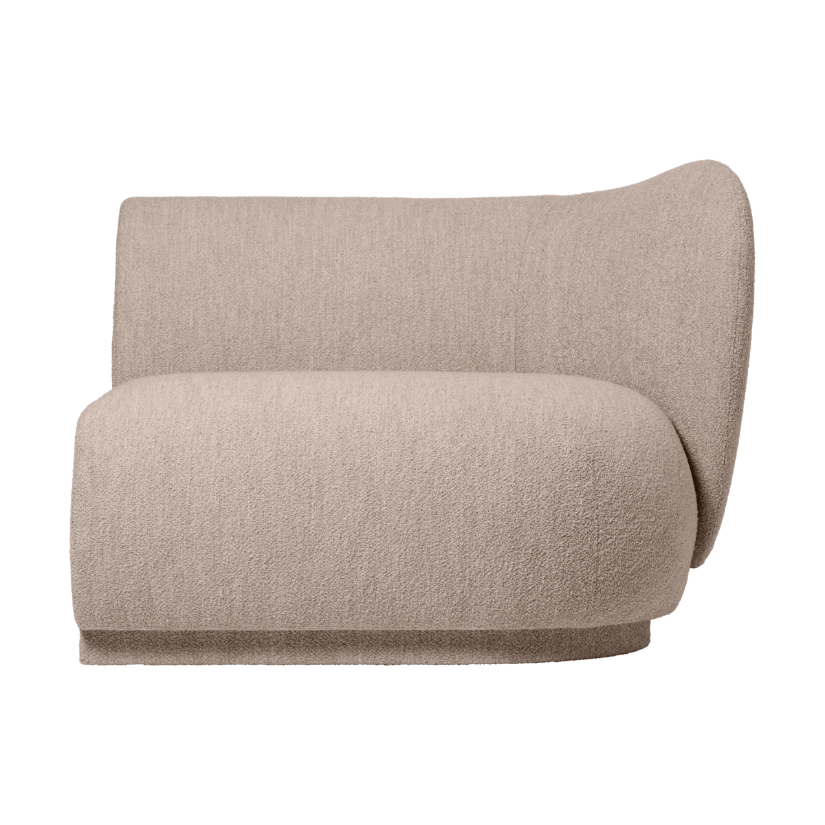 Ferm Living Rico soffmodul armrest R Soft Bouclé Natural