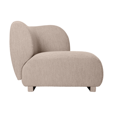 Rico soffmodul armrest R Soft Bouclé - Natural - Ferm Living