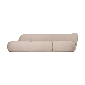 Rico soffmodul armrest R Soft Bouclé - Natural - Ferm Living