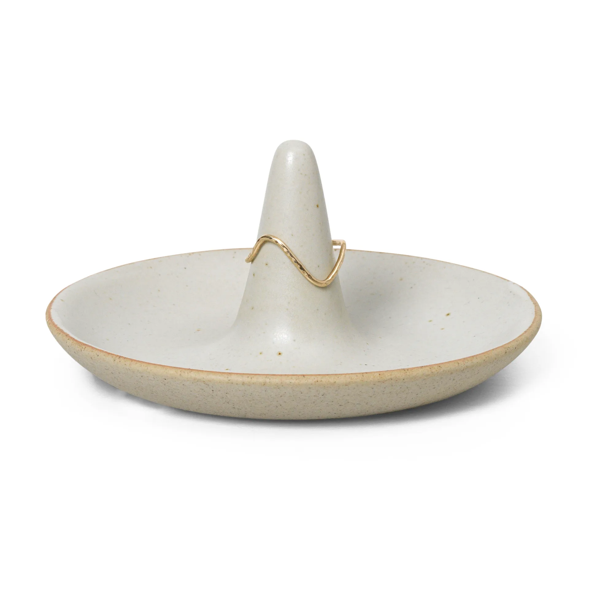 Ring Cone ringhållare, Off-white speckle Ferm Living