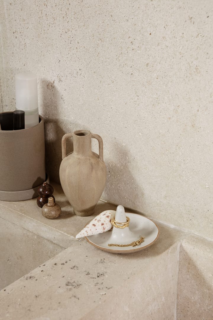 Ring Cone ringhållare - Off-white speckle - ferm LIVING